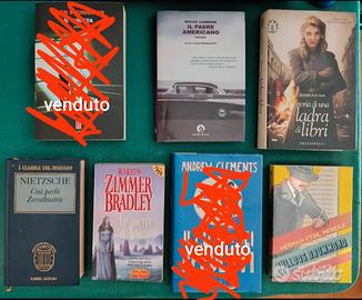 Lotto, divisibile, n. 5  libri - genere vario