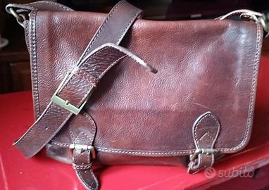 Borsa - cartella, in vera pelle, made in italy