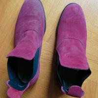 Stivaletti viola equitazione