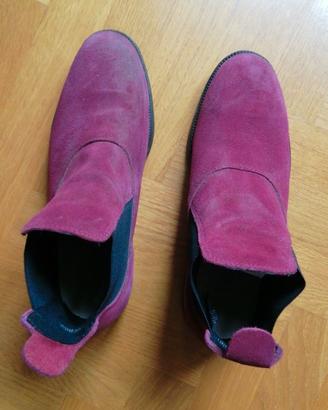 Stivaletti viola equitazione