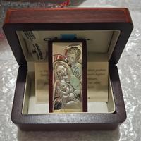 sacra famiglia in argento 