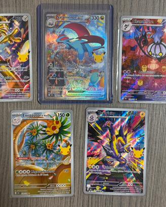 Lotto Carte Pokemon 30 anniversario NM