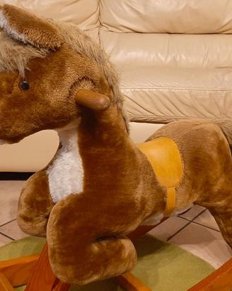 Cavallo a dondolo gioco calvalcabile alta qualità