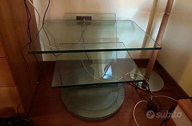 Tavolino in vetro porta tv