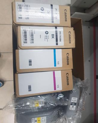 Cartucce nuove originali imballate plotter Canon
