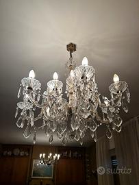 Lampadario cristallo anni ‘50