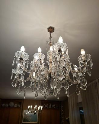 Lampadario cristallo anni ‘50
