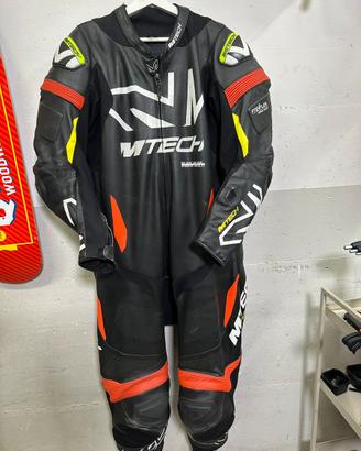 MTech TX-R1 58 tuta moto intera pelle racing