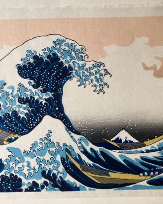 HOKUSAI  La  grande onda.Ukiyo-e