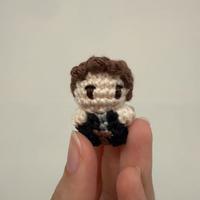 Mini amigurumi Anthony Bridgerton