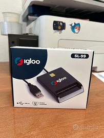 IGLOO LETTORE SMARTCARD NUOVO IN CONFEZIONE ORIGIN