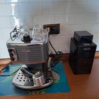Macchina caffè con macina caffè DeLonghi
