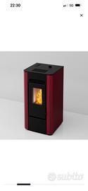 Stufa a pellet ventilata + kit tubi