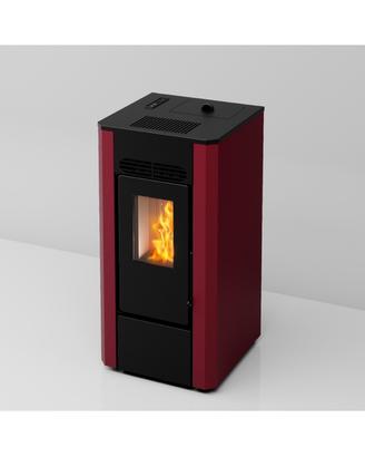 Stufa a pellet ventilata + kit tubi