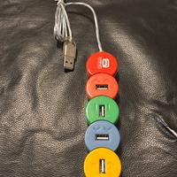 Multipresa USB colorata