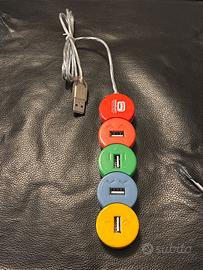 Multipresa USB colorata