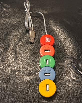 Multipresa USB colorata