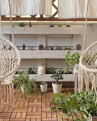 Pallet bianco decorativo