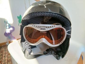 casco e maschera sci bambino/a