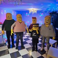 set 5 costumi da carnevale fatti in casa