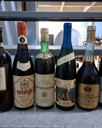 6 vini da collezione 