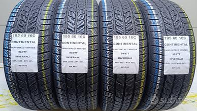 4 GOMME 195 60 16C CONTINENTAL 2023 INV RIF4632