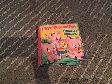 gioco libro tessuto tre porcellini