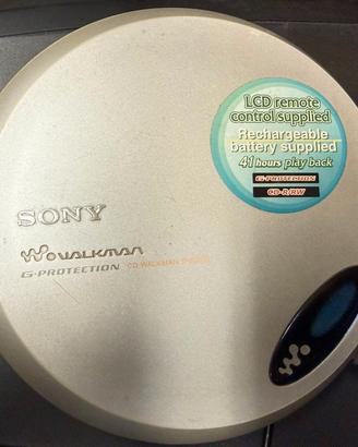 Sony walkman cd vintage mod. D-EJ775 FUNZIONANTE