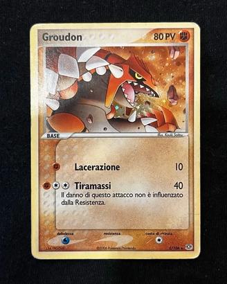 Groudon 5/106 Ex Emerald Holo Rare ITA GD