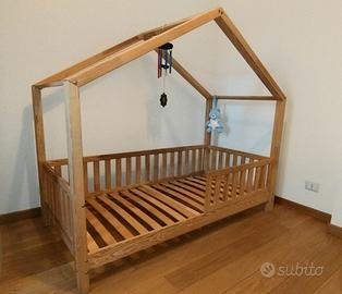 Lettino Montessori in legno
