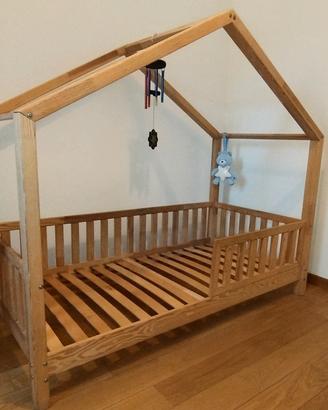 Lettino Montessori in legno