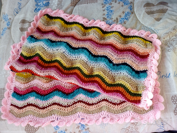 Copertina neonato uncinetto