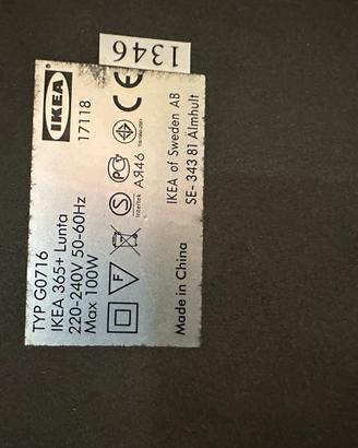 IKEA Lampada LUNTA 365+