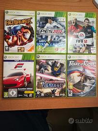 Lotto 6 giochi per  Xbox360 completi con manuale