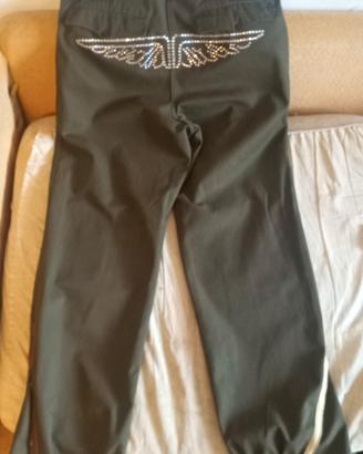 Pantaloni donna con Strass 