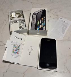 iPhone 4S Nero Full Box Accessori e Batt Nuova