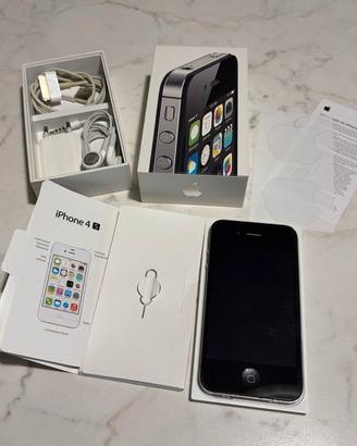 iPhone 4S Nero Full Box Accessori e Batt Nuova