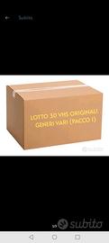 Lotto 30 Videocassette VHS ORIGINALI vario genere