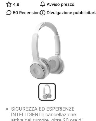 Cuffie bluetooth.