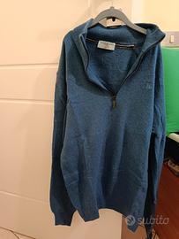 Maglione blu con zip, H&B