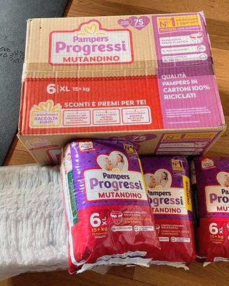 Pampers Progressi Mutandino Taglia 6 XL 15+ kg