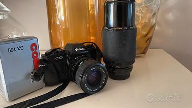 Vivitar V2000 con 2 zoom 35-70mm e 70-210mm