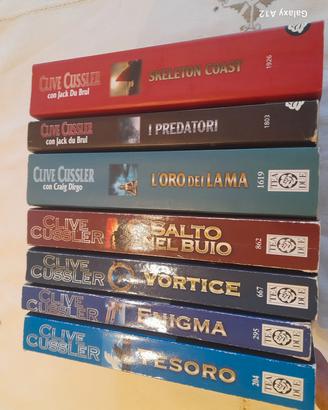 Lotto 7 libri  "Clive  Cussler "