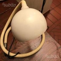 Lampada da tavolo a serpente anni 80