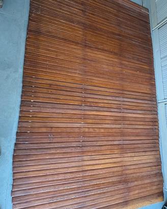 Tapparelle in legno Douglas per porte-finestre
