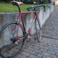 bici da corsa forcella in carbonio tel alluminio