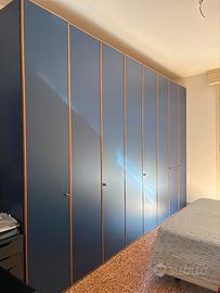 Armadio blu notte 8 ante