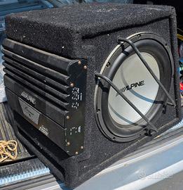 SUB ALPINE 700 WATT + TWEETER CIARE