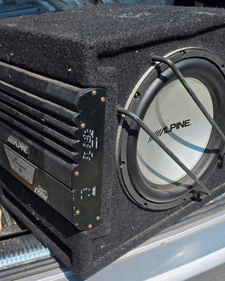 SUB ALPINE 700 WATT + TWEETER CIARE