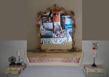 VINTAGE Barocco Specchio + comodini opzione letto